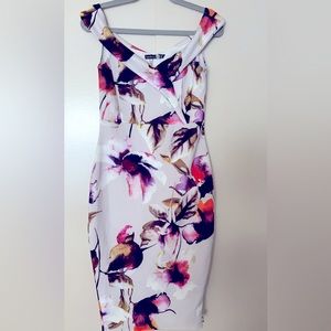 Off the shoulder Midi dress